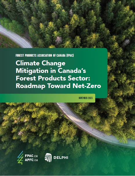 Climate Change Mitigation in Canada's Forest Products Sector Roadmap Toward Net-Zero
